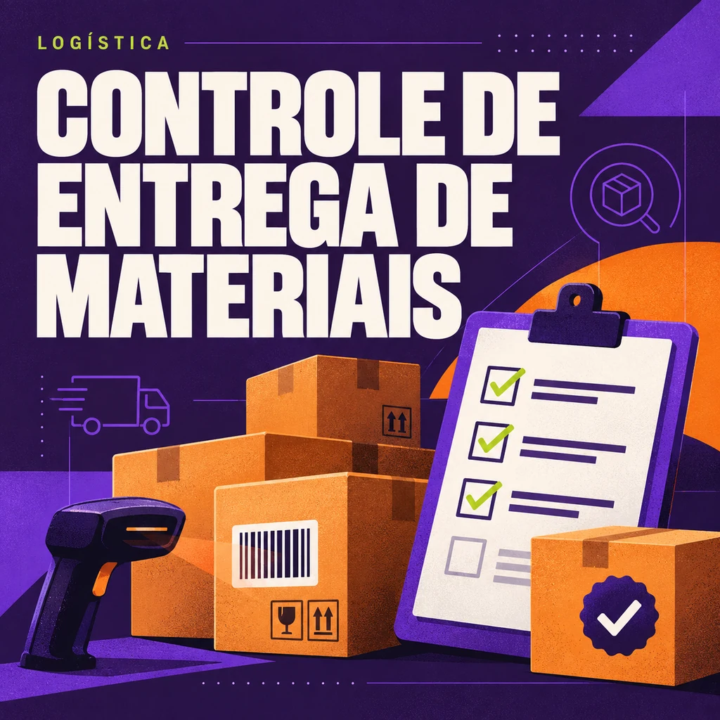 Capa do curso Controle de Entrega de Materiais
