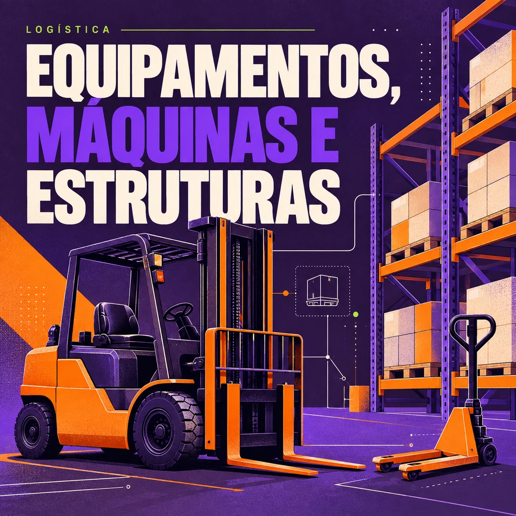 Capa do curso Equipamentos, Máquinas e Estruturas