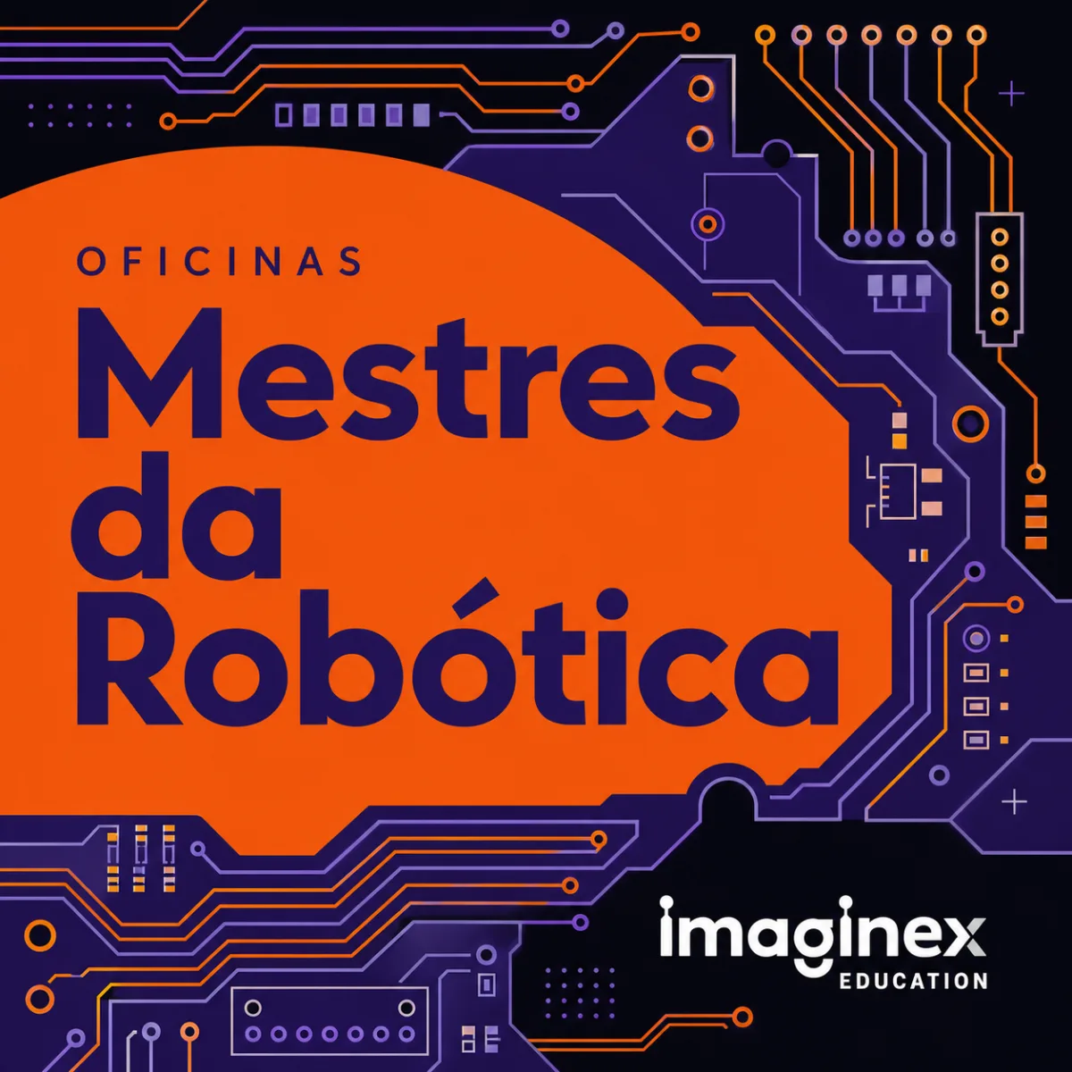 Capa do curso Mestres da Robótica